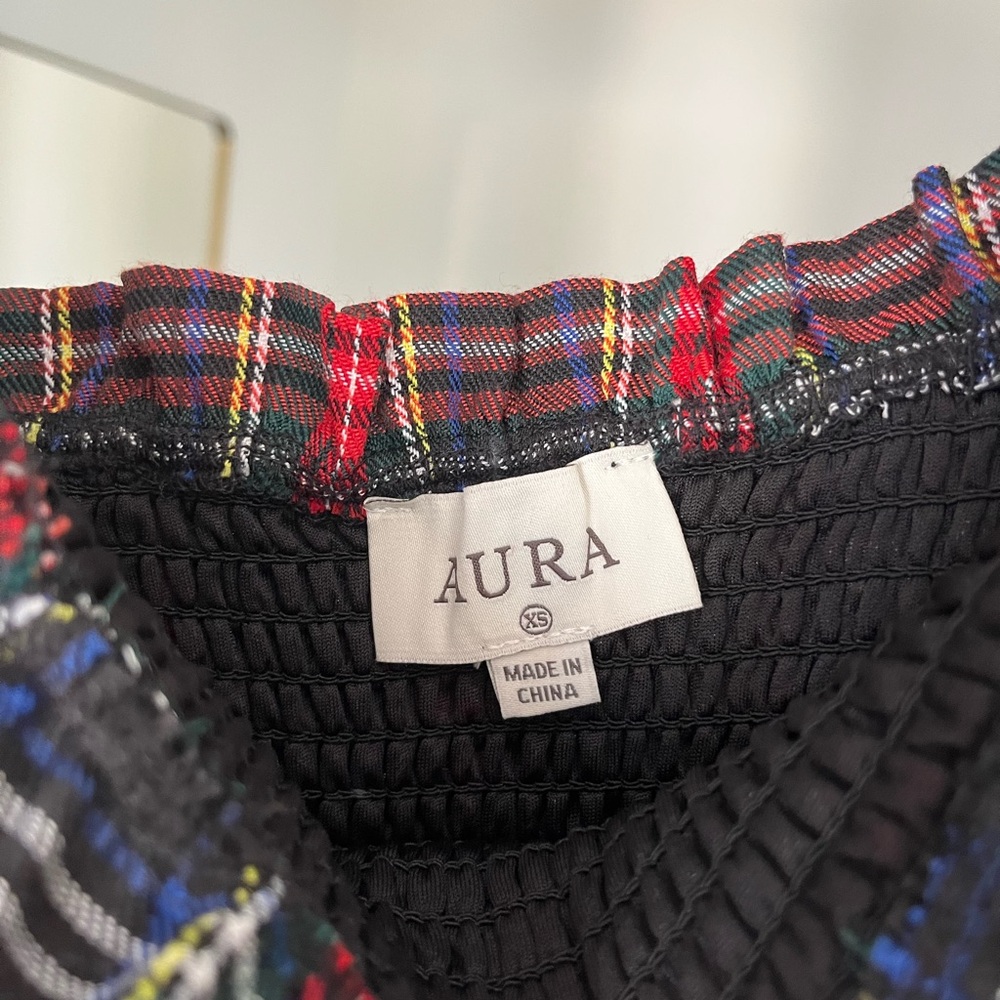 Red Dress Aura holiday plaid dress NWT - Picture 3 of 5